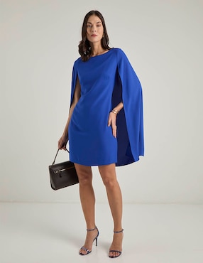 Vestido mini fiesta Lauren Ralph Lauren escote redondo