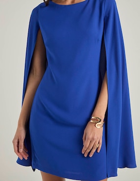 Vestido mini fiesta Lauren Ralph Lauren escote redondo