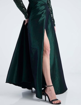 Vestido maxi de fiesta Ema Valdemossa escote V