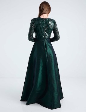 Vestido maxi de fiesta Ema Valdemossa escote V