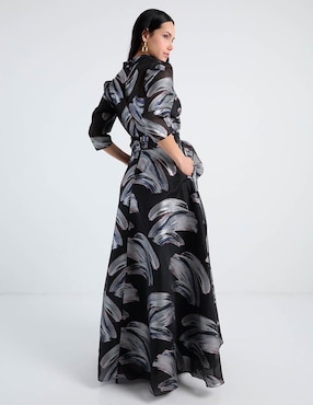 Vestido maxi fiesta Ema Valdemossa escote V