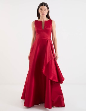Vestido maxi de fiesta Ema Valdemossa escote V