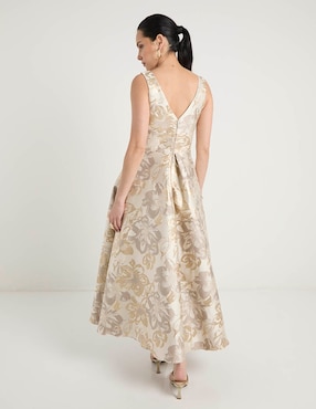 Vestido crop fiesta Ema Valdemossa escote V