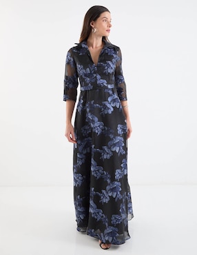 Vestido maxi de fiesta Ema Valdemossa escote V