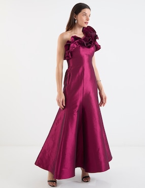 Vestido maxi de fiesta Ema Valdemossa escote medio