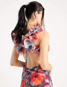 Vestido maxi fiesta Rue de la Paix escote espalda abierta
