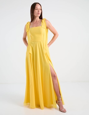 Vestido maxi de fiesta Rue De La Paix espalda abierta