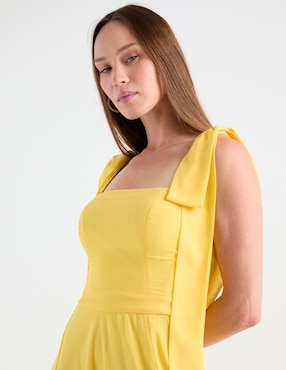 Vestido maxi de fiesta Rue De La Paix espalda abierta