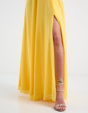 Vestido maxi de fiesta Rue De La Paix espalda abierta
