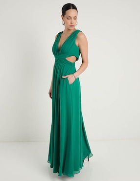 Vestido maxi de fiesta Rue De La Paix escote V