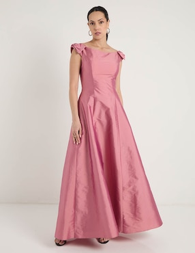 Vestido maxi de fiesta Rue De La Paix escote redondo para mujer