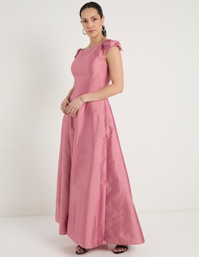 Vestido maxi de fiesta Rue De La Paix escote redondo para mujer