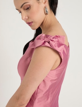 Vestido maxi de fiesta Rue De La Paix escote redondo para mujer