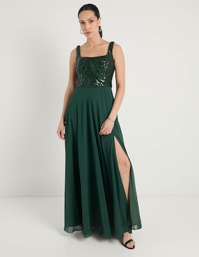 Vestido maxi de fiesta Rue de la Paix espalda abierta