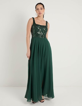 Vestido maxi de fiesta Rue de la Paix espalda abierta