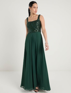 Vestido maxi de fiesta Rue de la Paix espalda abierta