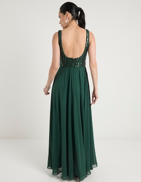Vestido maxi de fiesta Rue de la Paix espalda abierta
