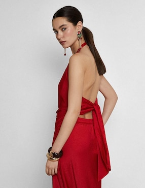 Blusa Trucco sin mangas para mujer