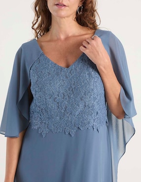 Vestido largo de fiesta Damaia Atelier escote V