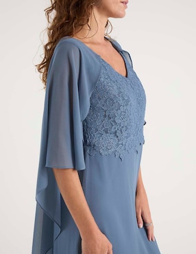 Vestido largo de fiesta Damaia Atelier escote V