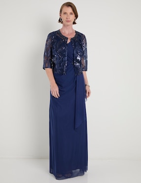 Vestido largo fiesta Damaia Atelier escote espalda abierta