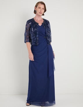 Vestido largo fiesta Damaia Atelier escote espalda abierta