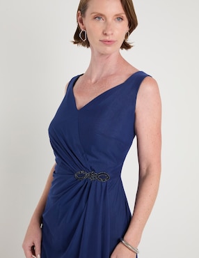 Vestido largo fiesta Damaia Atelier escote espalda abierta