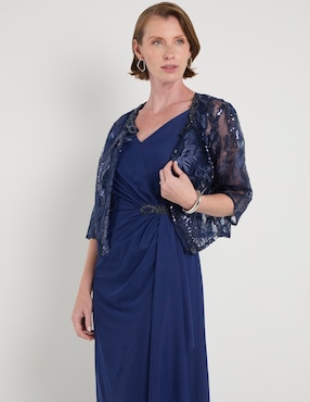 Vestido largo fiesta Damaia Atelier escote espalda abierta