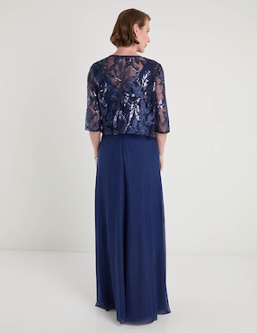Vestido largo fiesta Damaia Atelier escote espalda abierta