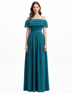Vestido maxi de fiesta Eva Brazzi para mujer