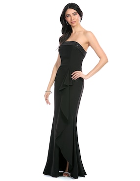 Vestido maxi fiesta eva brazzi para mujer