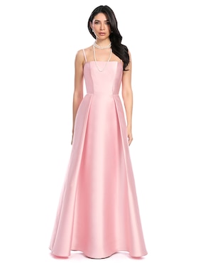 Vestido largo de fiesta Eva Brazzi escote regular