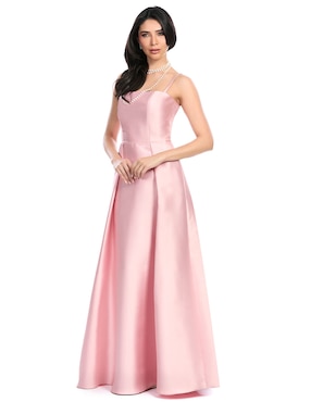 Vestido largo de fiesta Eva Brazzi escote regular