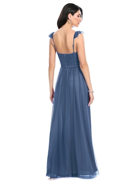 Vestido largo de fiesta Eva Brazzi escote corazón