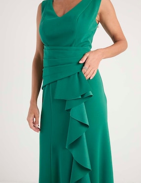 Vestido largo de fiesta Damaia Atelier escote V