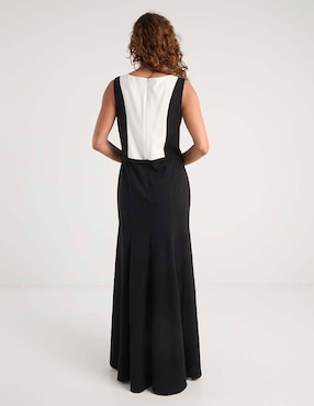 Vestido largo fiesta Damaia Atelier escote V