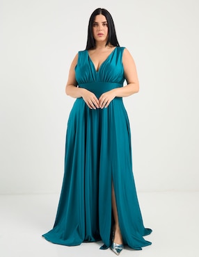 Vestido maxi de fiesta The Pattern escote V