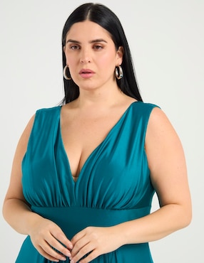 Vestido maxi de fiesta The Pattern escote V
