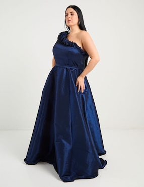 Vestido maxi de fiesta Ema Valdemossa Curvy espalda cruzada