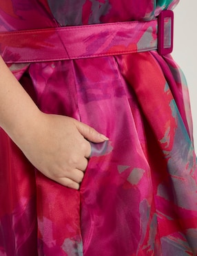 Vestido maxi de fiesta Ema Valdemossa Curvy escote V