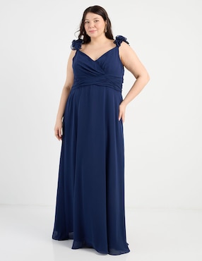 Vestido maxi de fiesta The Pattern escote V