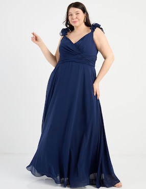 Vestido maxi de fiesta The Pattern escote V
