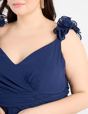 Vestido maxi de fiesta The Pattern escote V