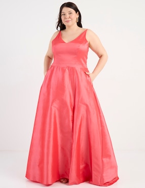 Vestido maxi de fiesta The Pattern espalda cruzada