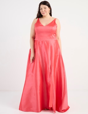 Vestido maxi de fiesta The Pattern espalda cruzada