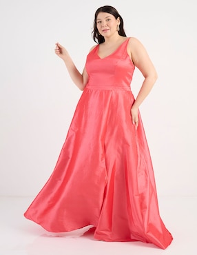 Vestido maxi de fiesta The Pattern espalda cruzada
