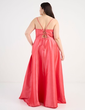 Vestido maxi de fiesta The Pattern espalda cruzada