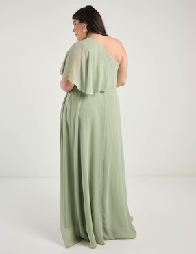 Vestido maxi de fiesta The Pattern espalda cruzada