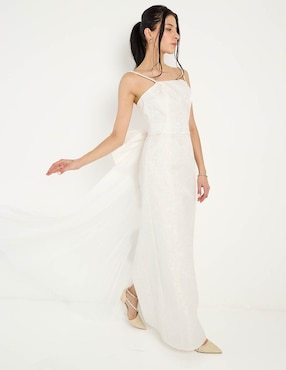 Vestido maxi de fiesta Rue De La Paix escote regular