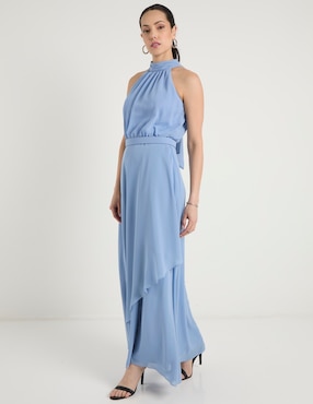 Vestido largo de fiesta Rue De La Paix escote con cuello